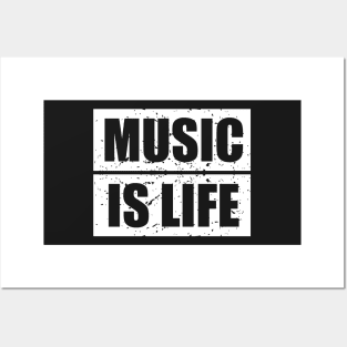 Music is my life. Posters and Art